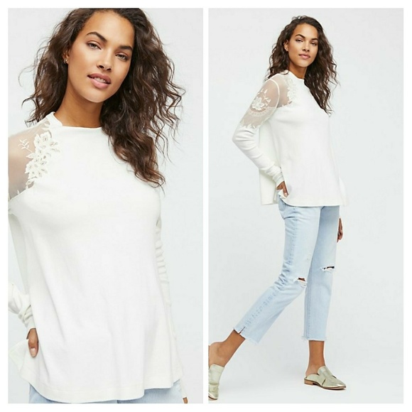 Free People Tops - Free People Daniella Top Ivory